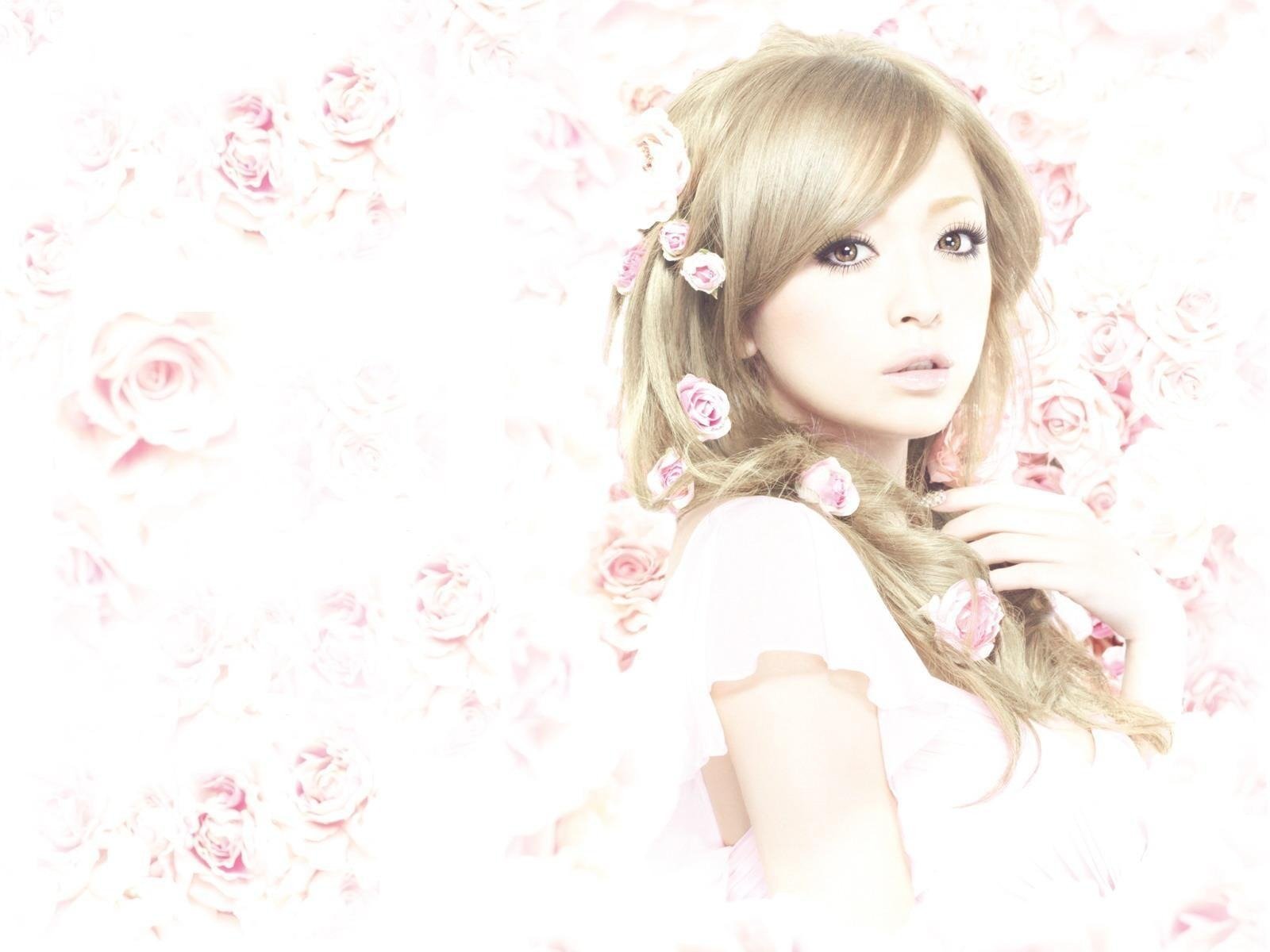 ayumi hamasaki roses glamour beauty