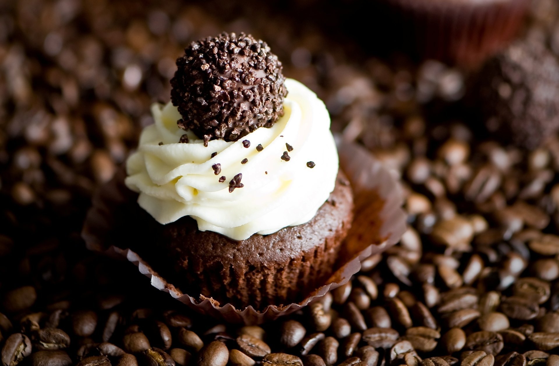 cupcake körner schokolade süßigkeit kaffee creme kuchen