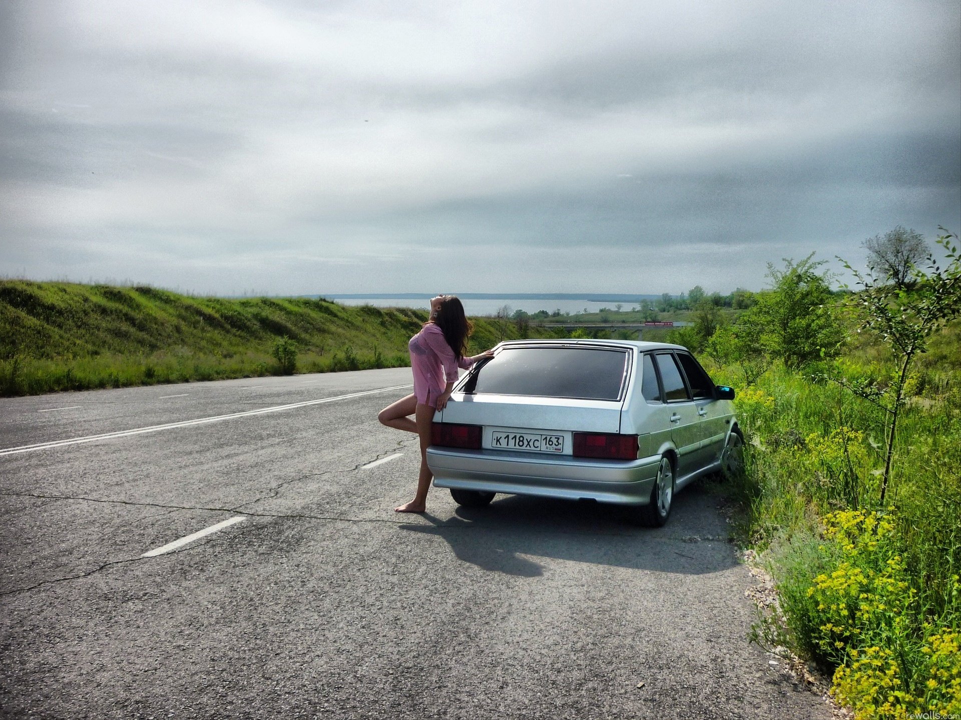 lada 2114 ragazza auto auto auto