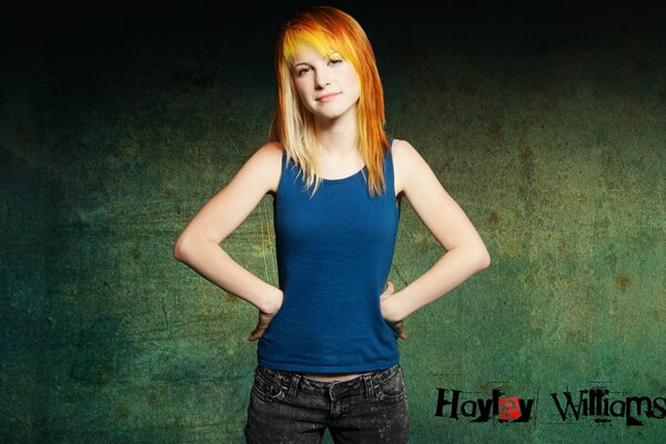 Redhead singer Hayley Williams. Bianca