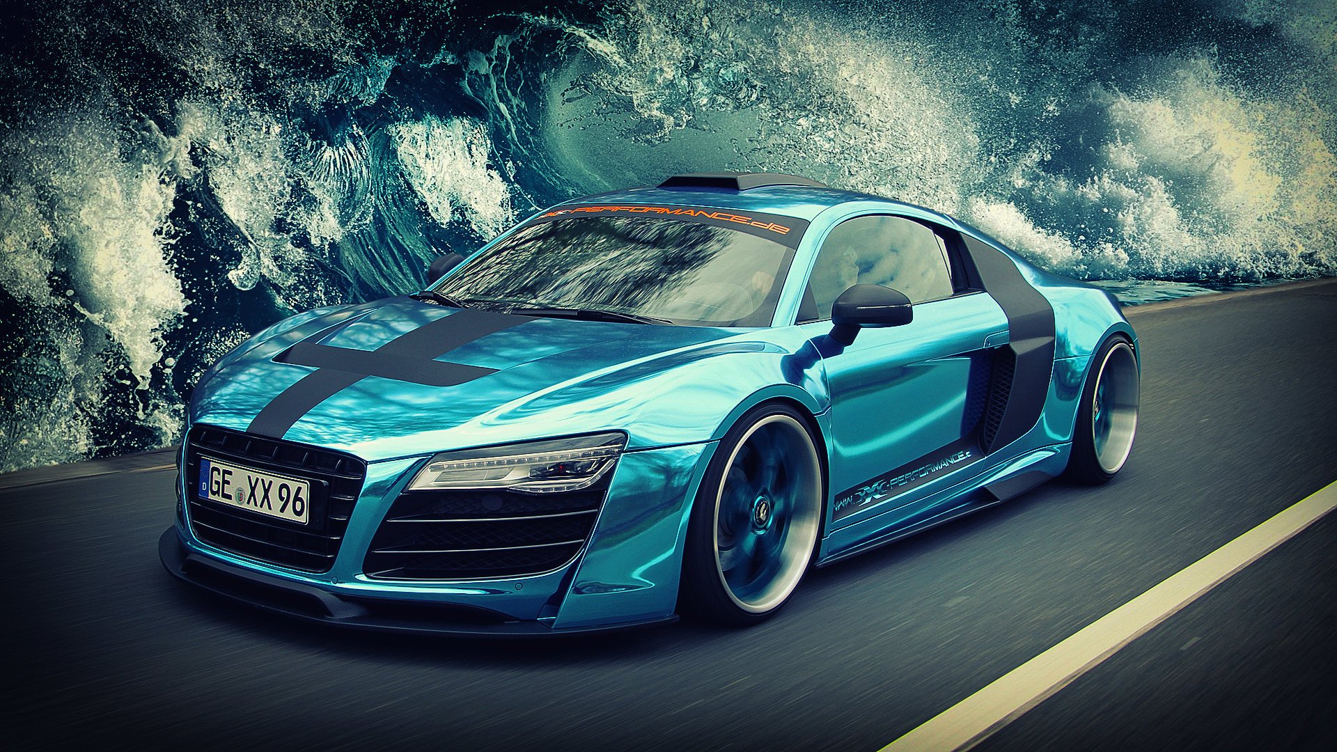 арт ауди море скорость волна audi sea speed art wave