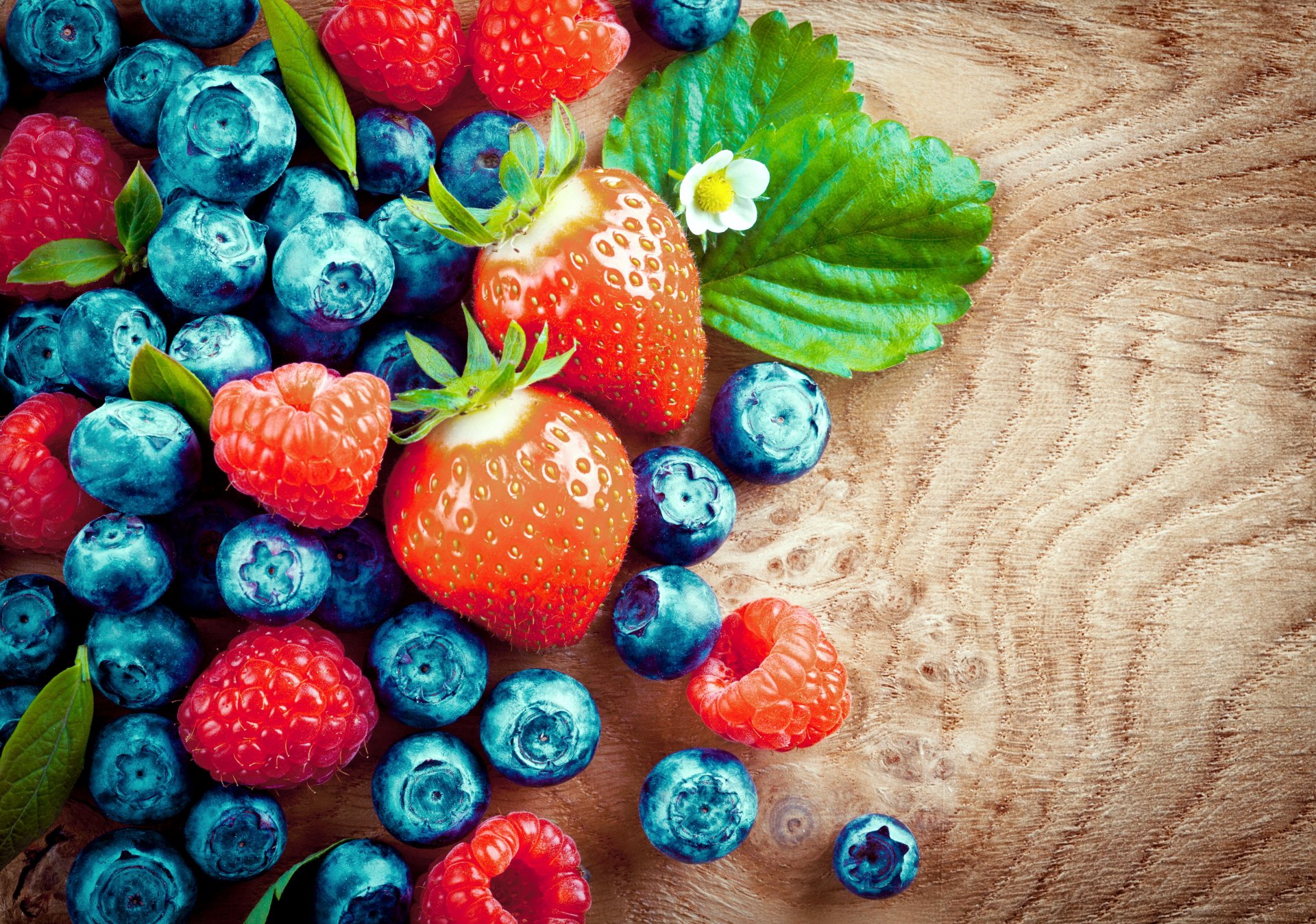 bayas frescas fresas arándanos árbol bayas arándanos frambuesas