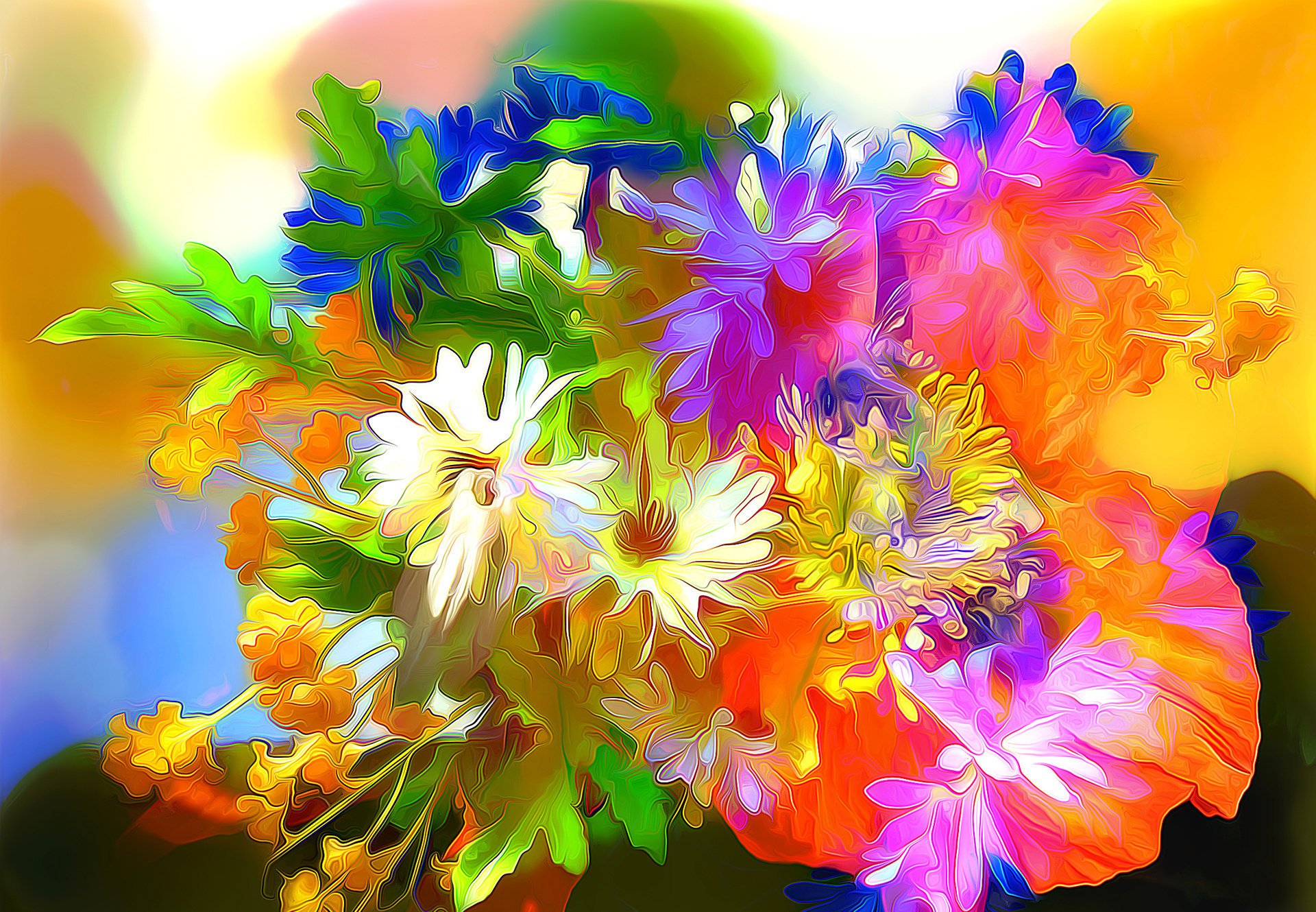 Открытки краски жизни. Яркие цветы. Яркие разноцветные цветы. Красивые яркие цвета. Яркий букет цветов.