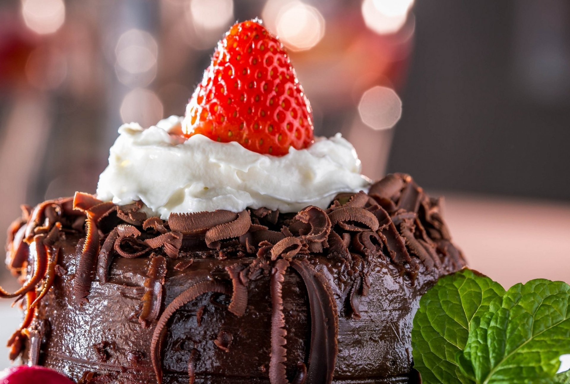 dessert gâteau brownie fraise baies doux nourriture chocolat nourriture