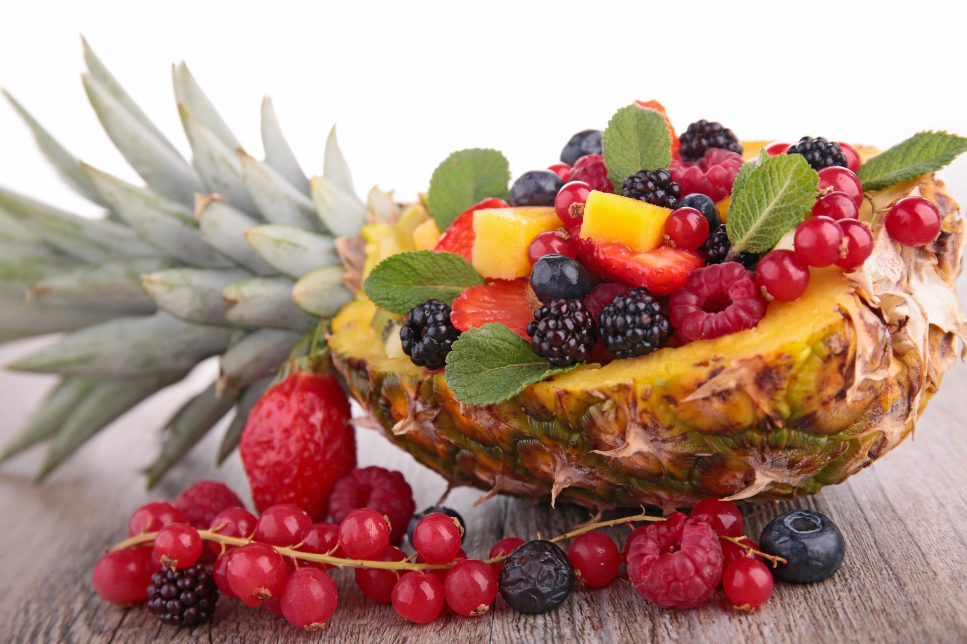 berries pineapple abundance