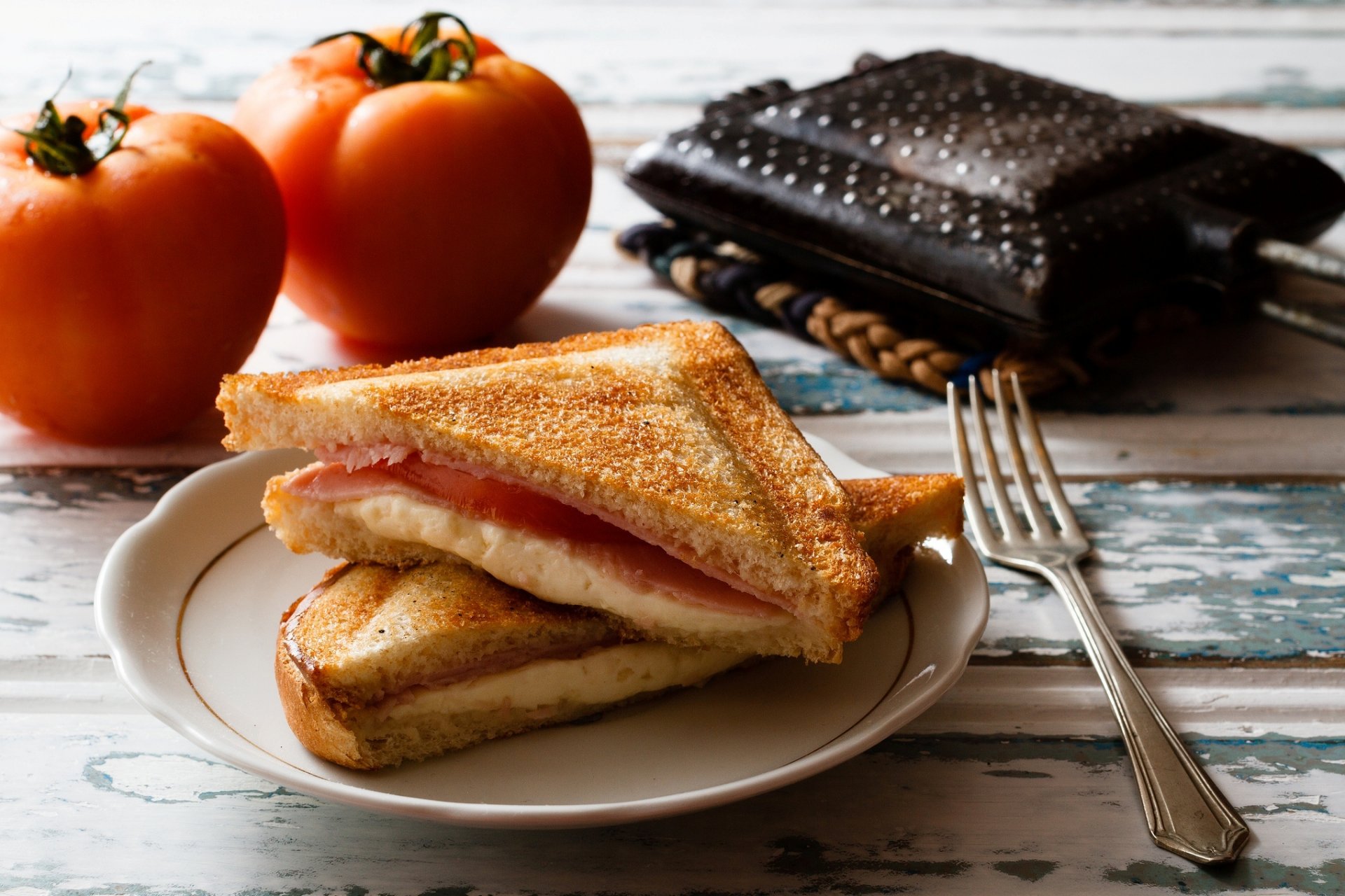 sandwiches brot käse schinken tomaten essen