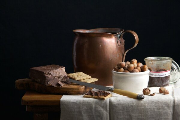 A beautiful composition with a jug