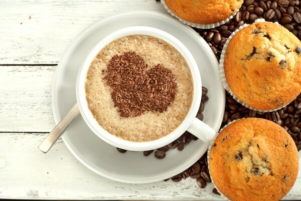 Desayuno romántico para los amantes