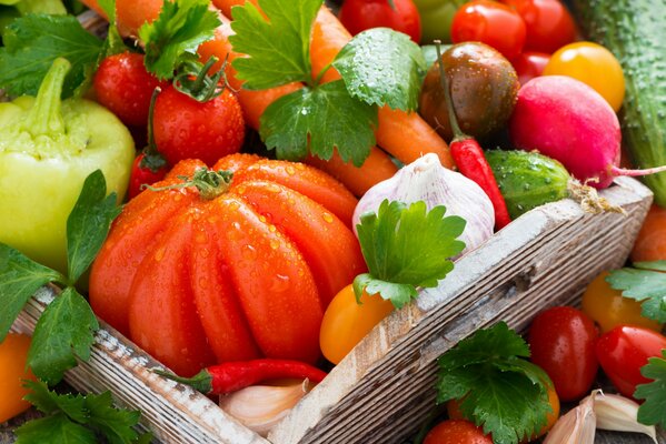 Vegetables for every color and taste