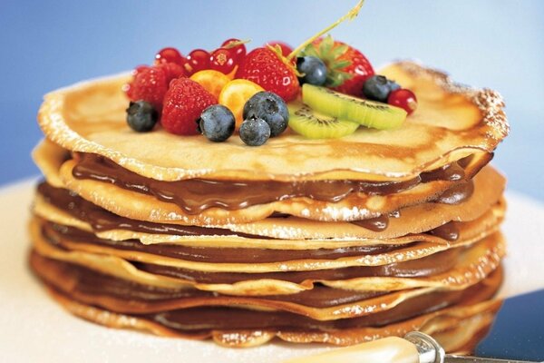 Pancakes in the world of taste and fillings