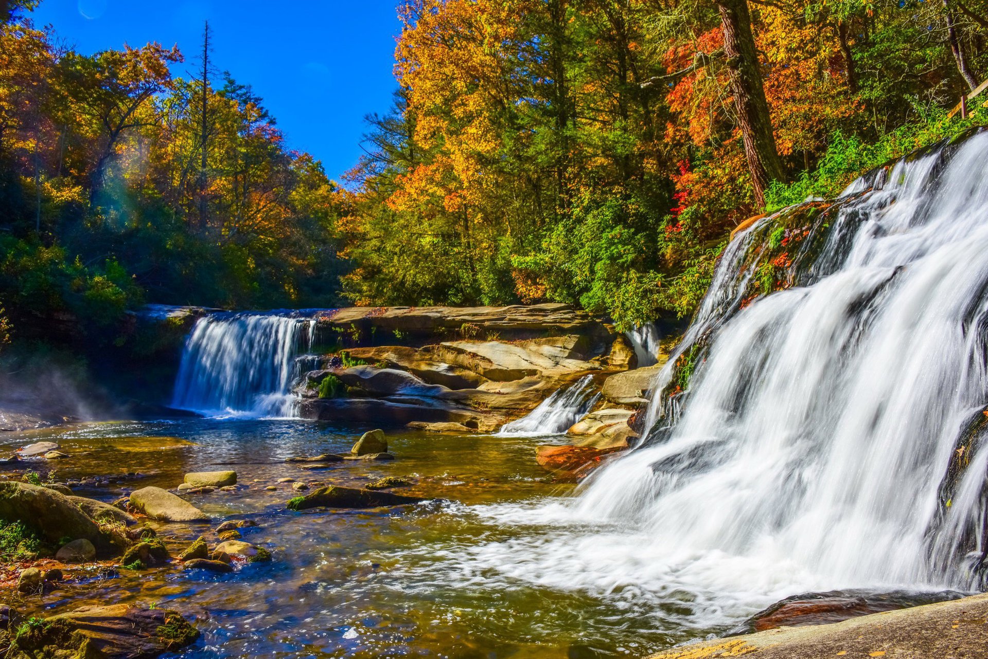 cascades nature autumn beauty