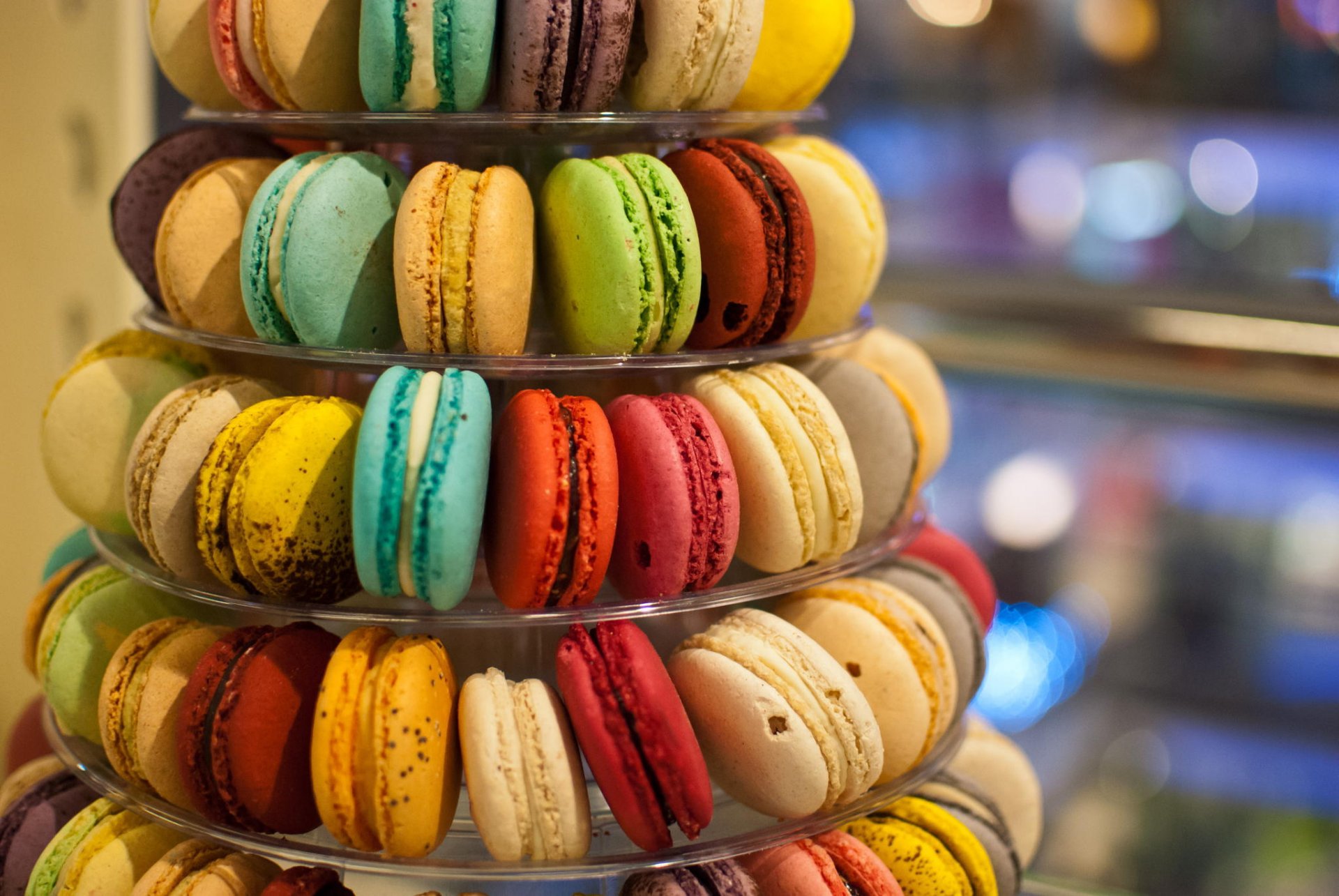 biscuits macaron macaron multicolore assortiment