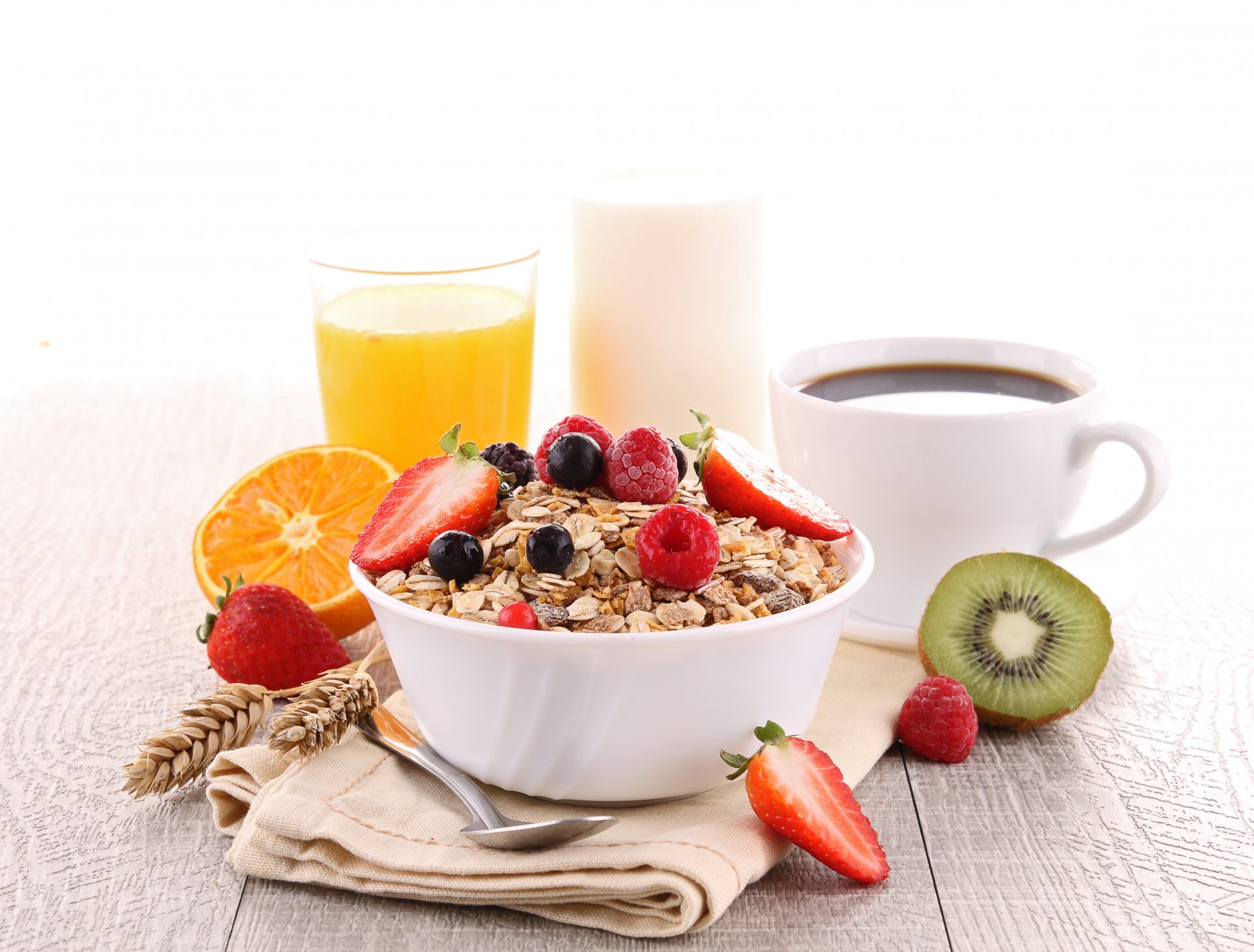 Desayuno vegano alto en proteinas