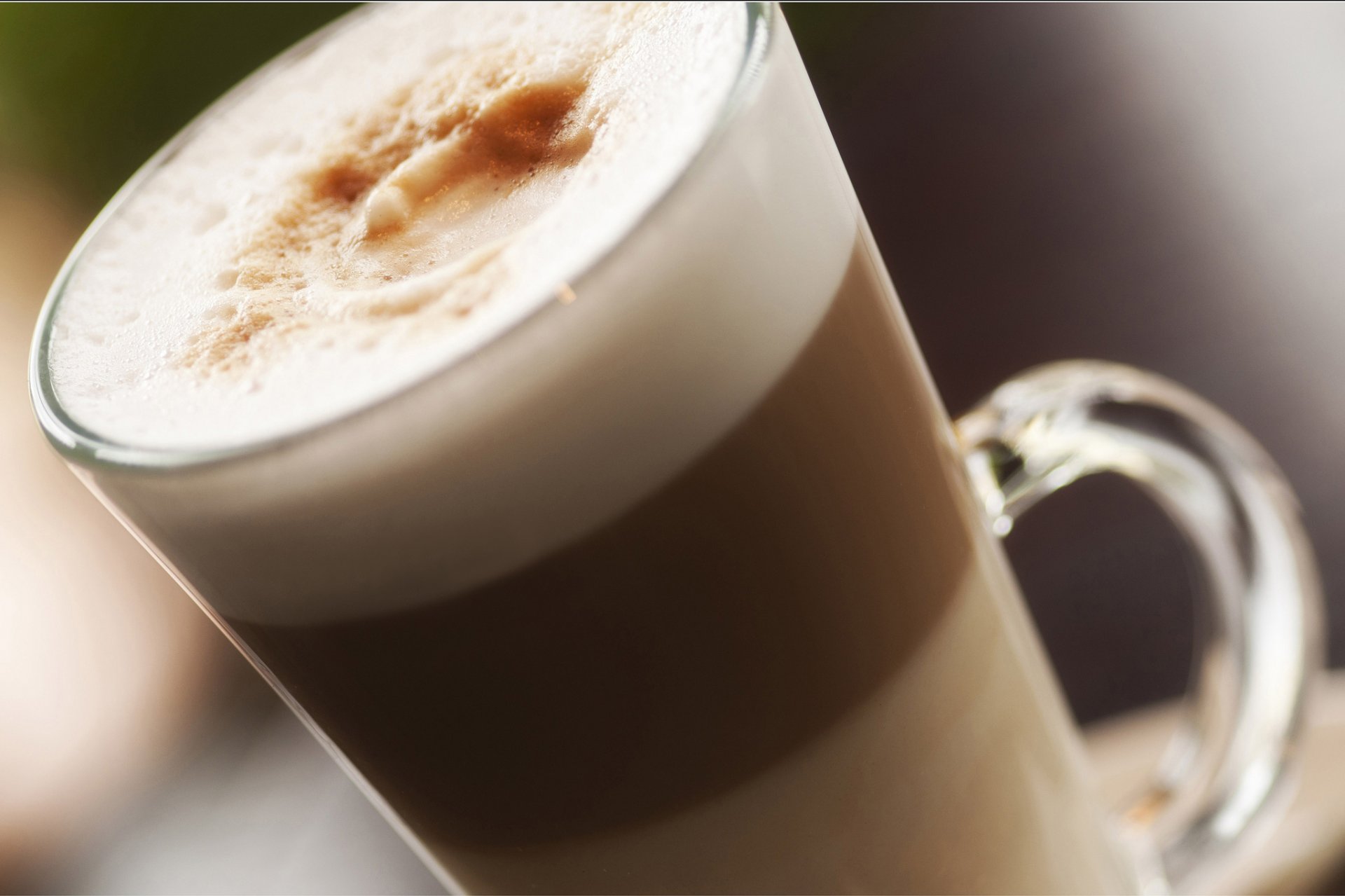 coffee latte macchiato milk foam gla