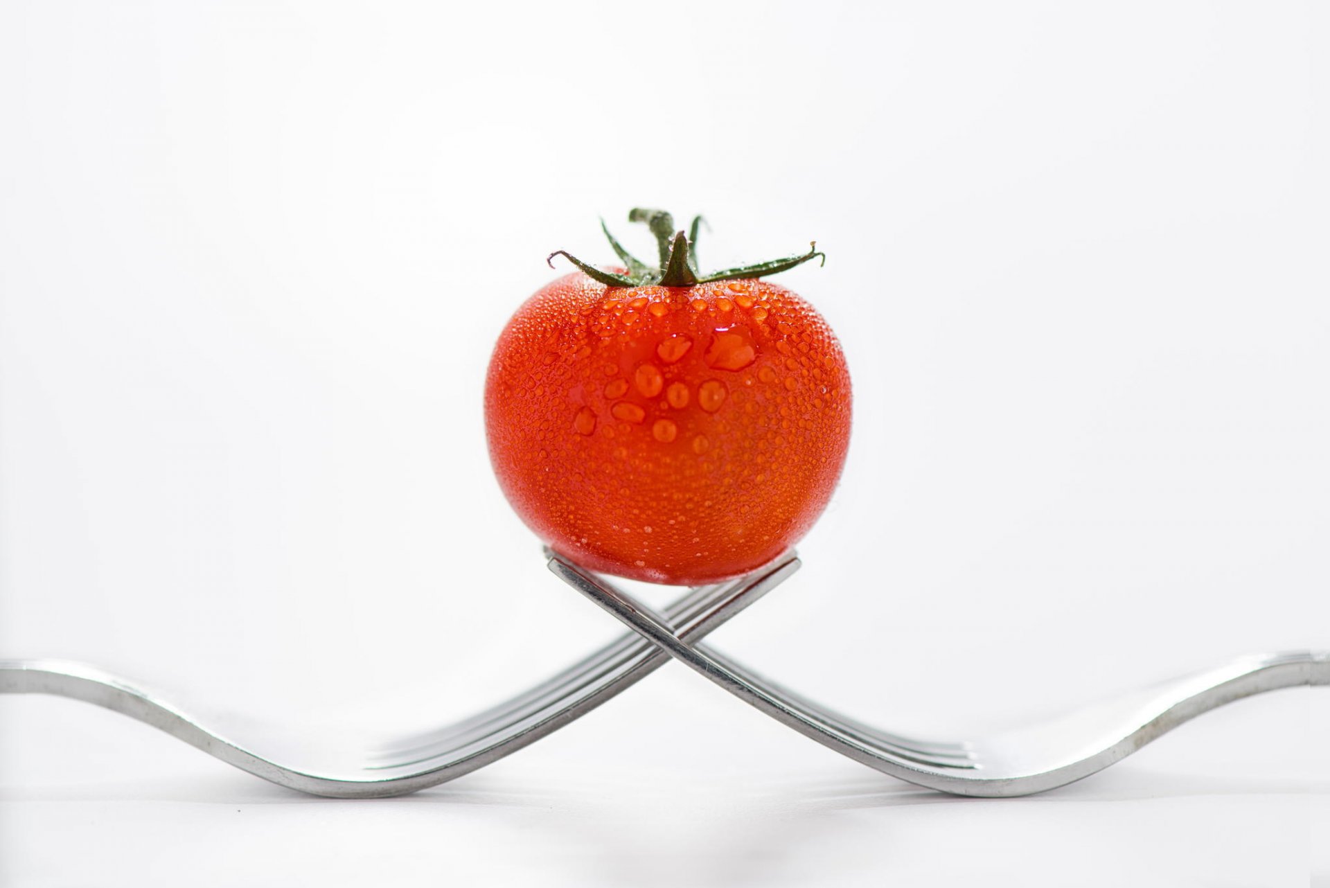 pomodoro pomodoro forchette equilibrio