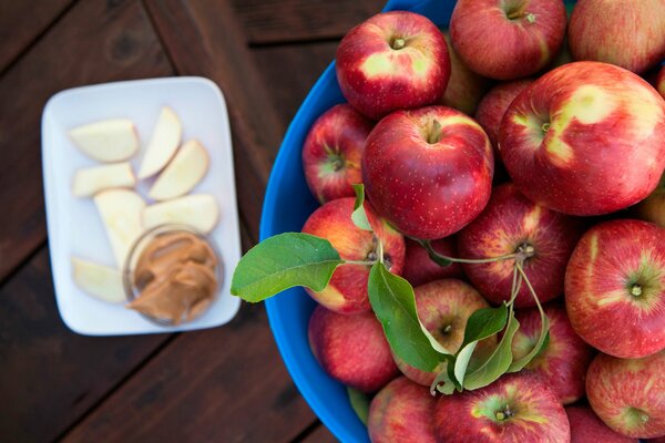 Frische Ernte von roten Beeren