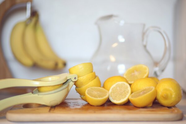 Proceso para obtener jugo de limón