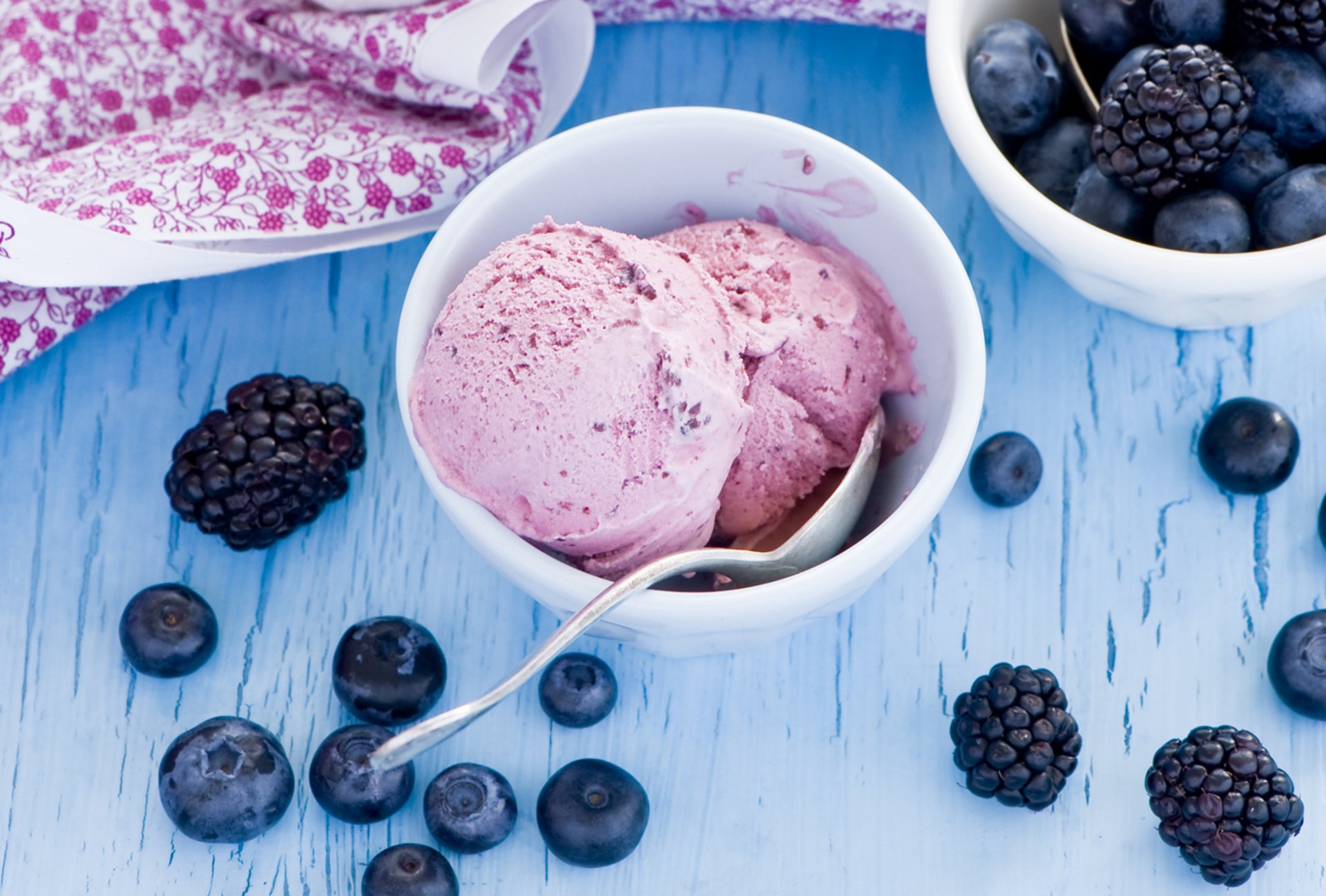 comida helado dulzura postre bayas arándanos alimentos blackberry arándanos