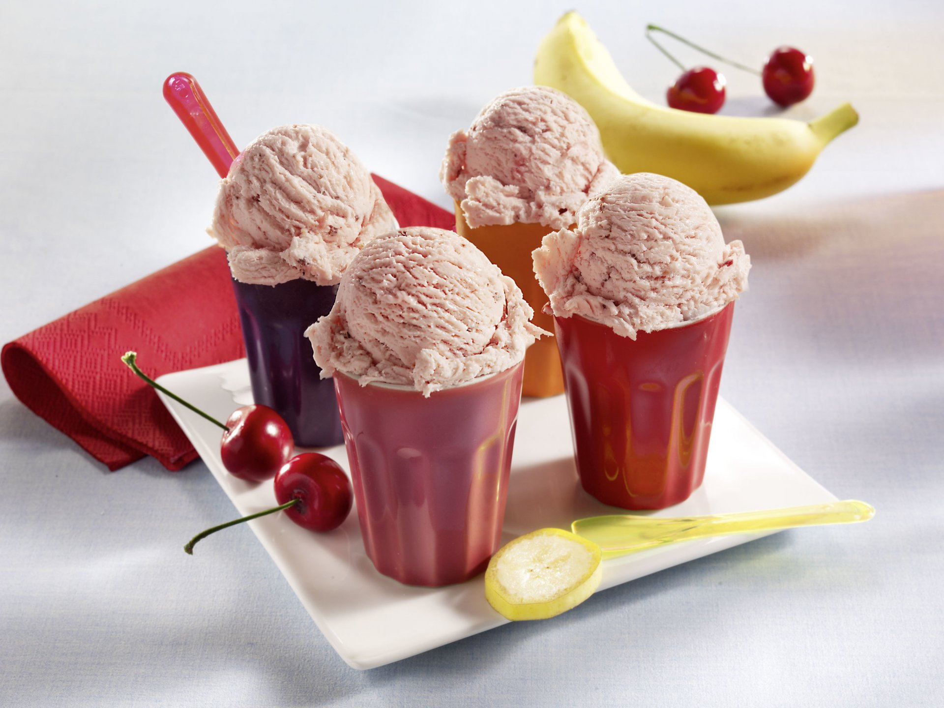 food ice cream sweetness dessert fruit cherry bananas food cherry banana