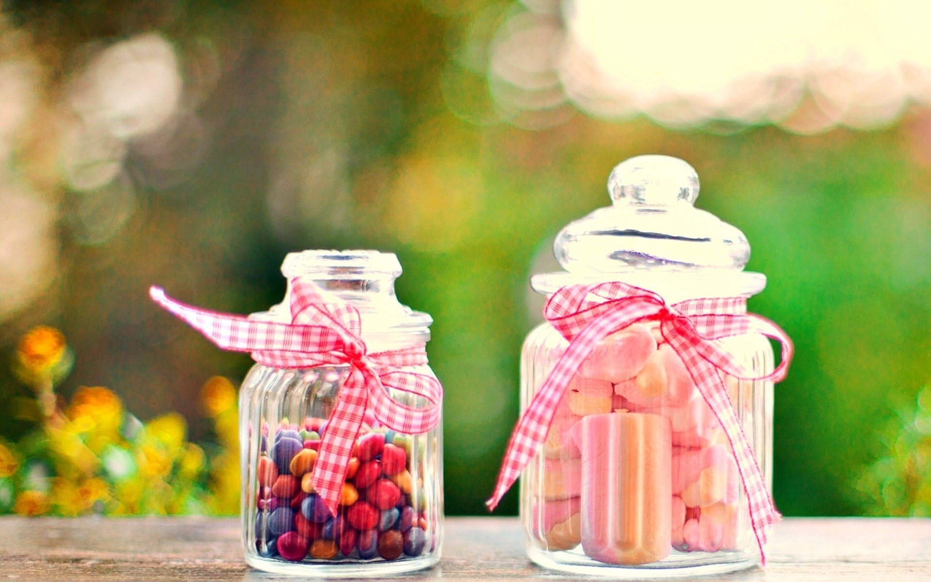 dragées guimauve bonbons bonbons flou nourriture