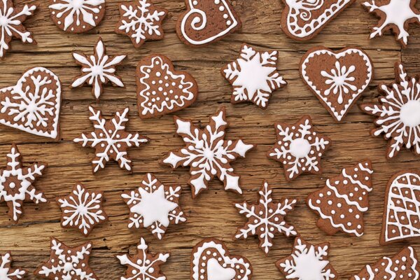 Gingerbread. New Year s sweets. Christmas. festive treats