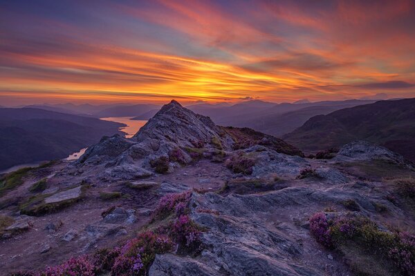 Highland landscape in Scotland