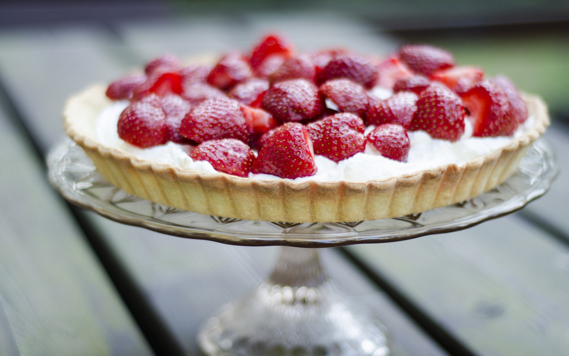 tarte fraise doux flou