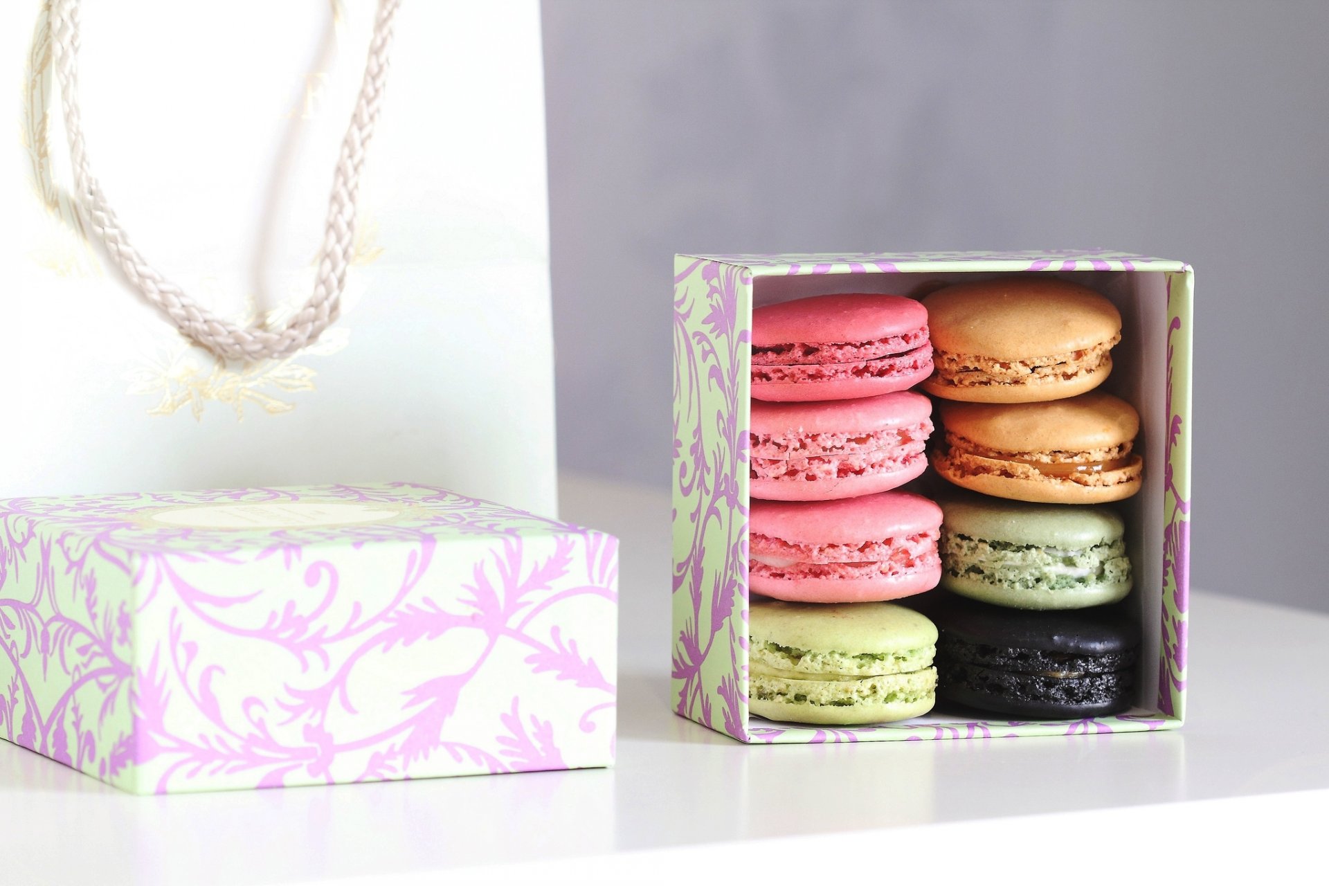 macaron печенье десерт сладости коробка подарок