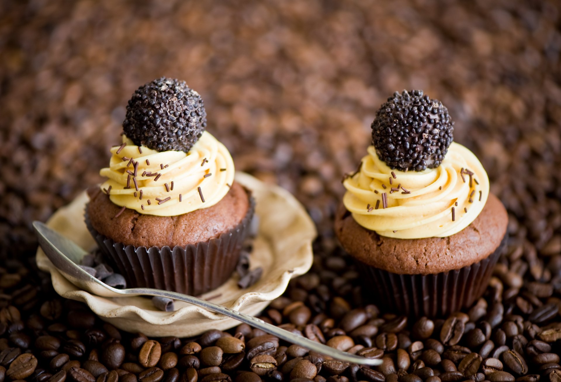 cupcakes caramelle crema cioccolato torte dessert caffè grani cucchiaio anna verdina