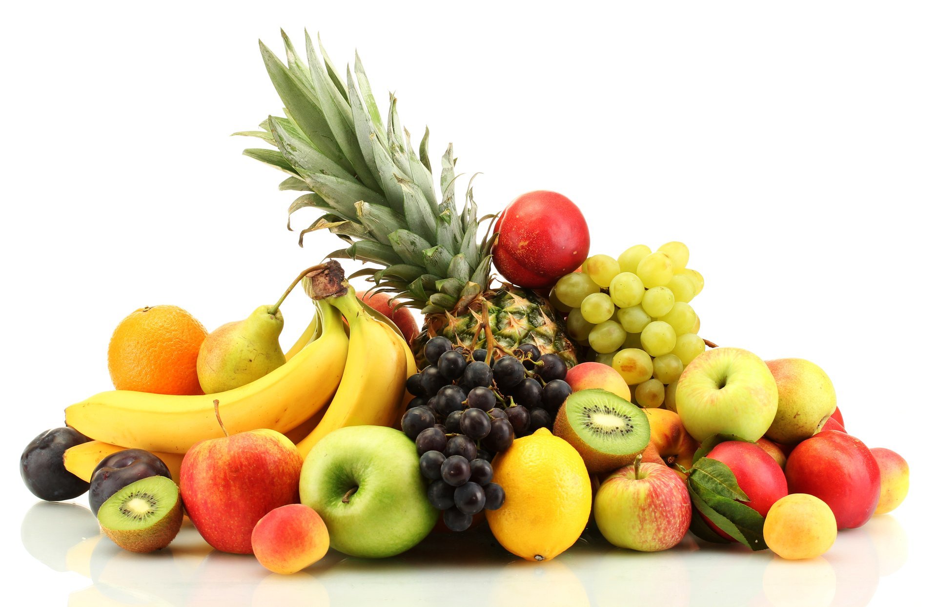 fruits berries citrus orange lemons bananas pear apples peaches nectarine plum apricots pineapple grape