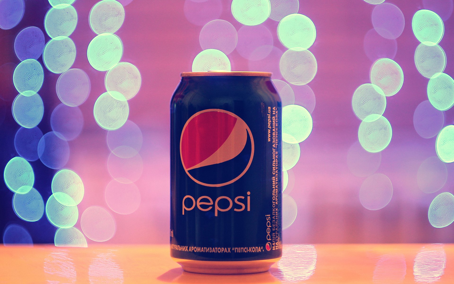 pepsi bokeh lights bulbs light close up beverages summer garland advertising brand