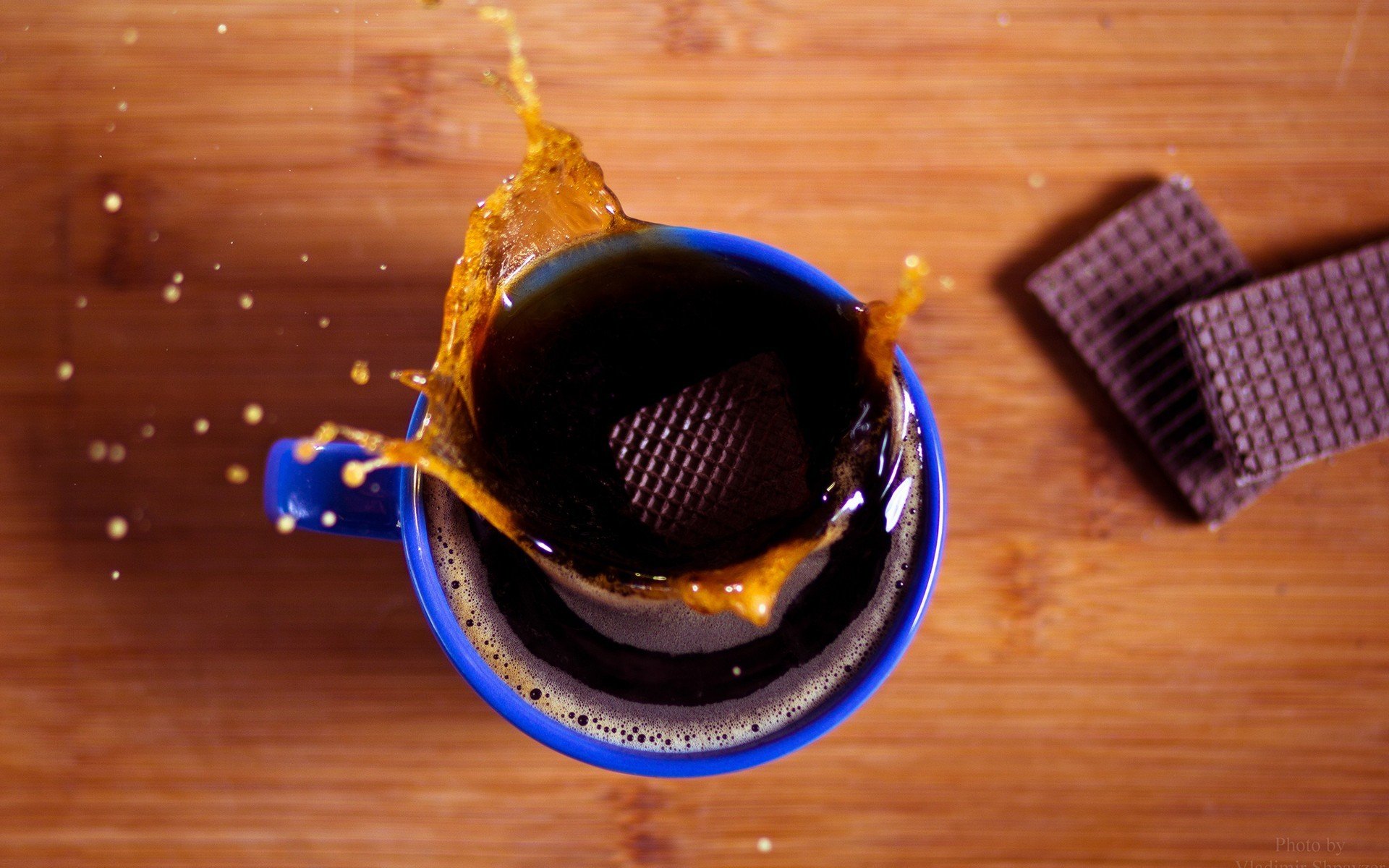 essen süß becher getränk spritzer schokolade kekse waffeln hintergrund tapete