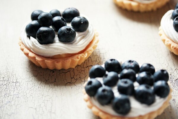 Délicieuses tartelettes aux bleuets