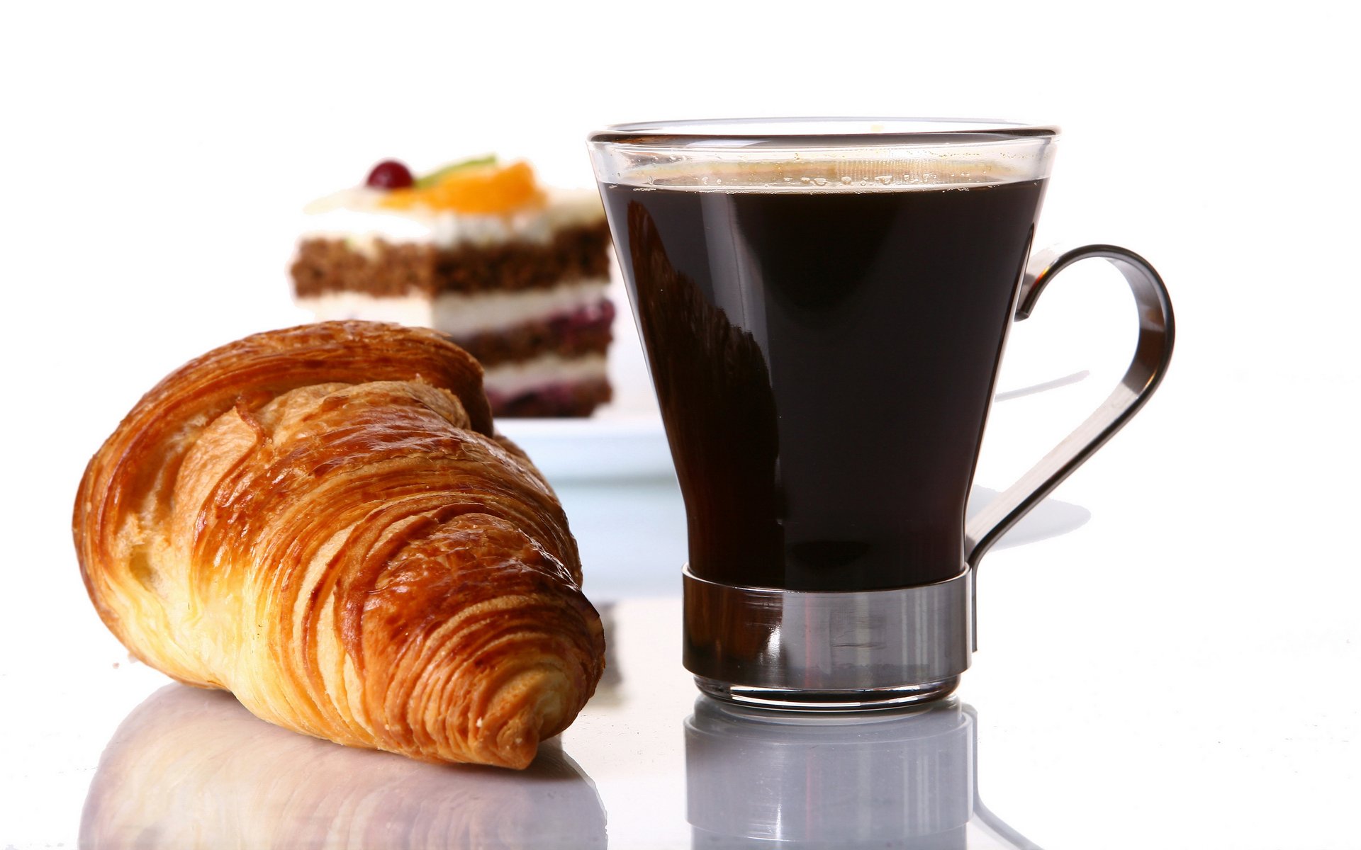 caffè croissant torta