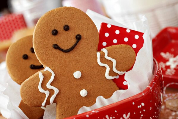 Año Nuevo. Las galletas son la mejor dulzura para las vacaciones