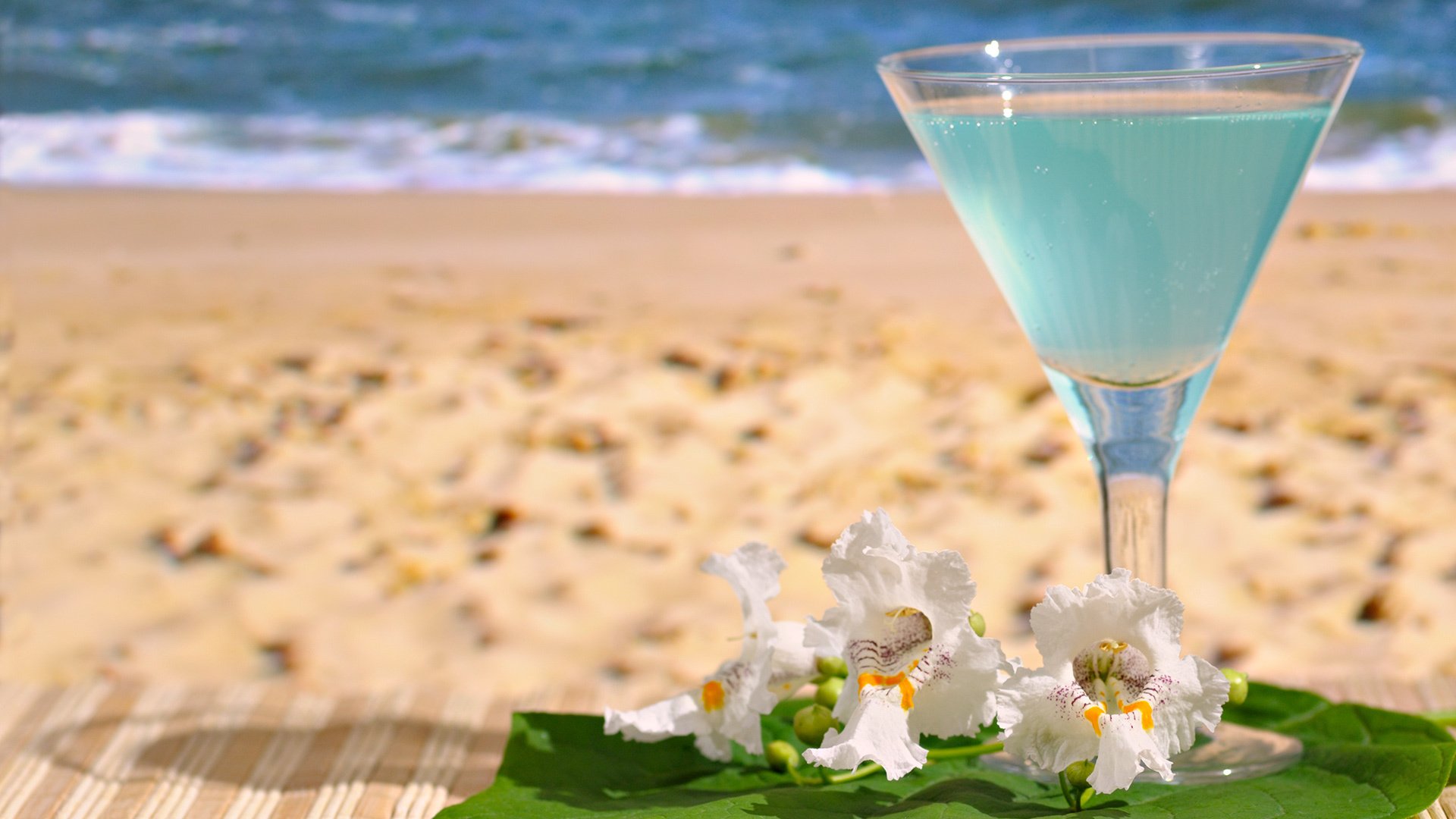 drink glass sea beach sand