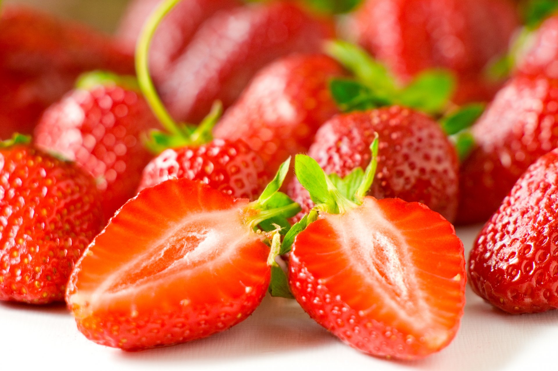 fraise baies berry gros plan