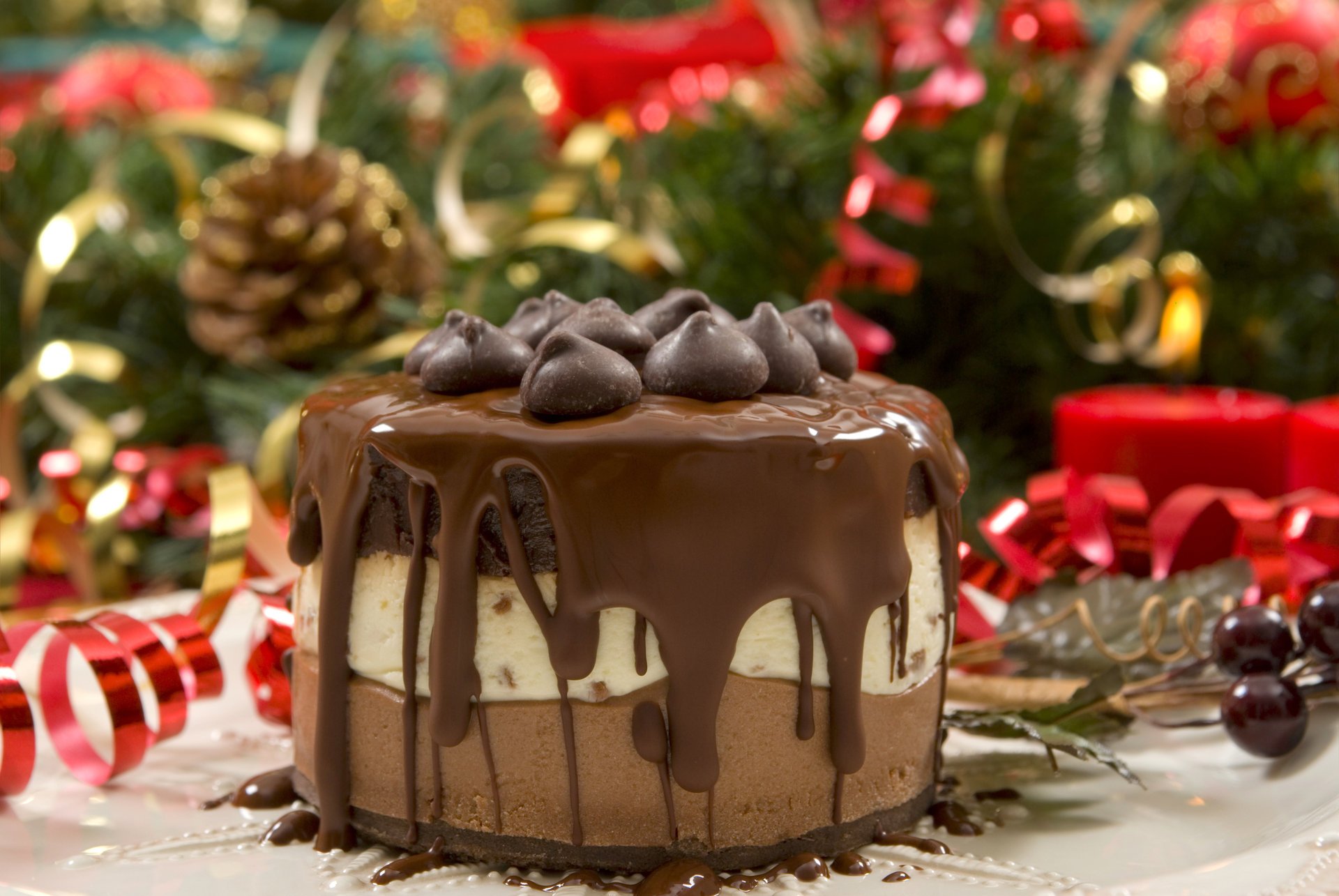 dolce capodanno torta strati crema cioccolato capodanno