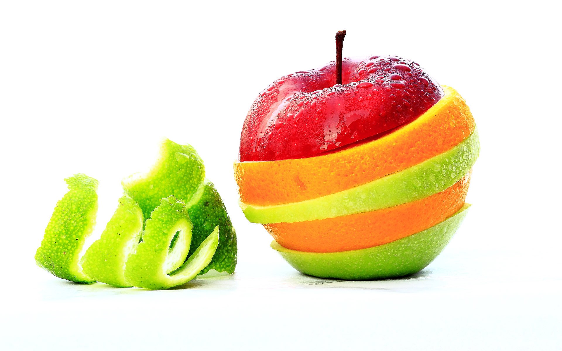 apfel gefärbt schale