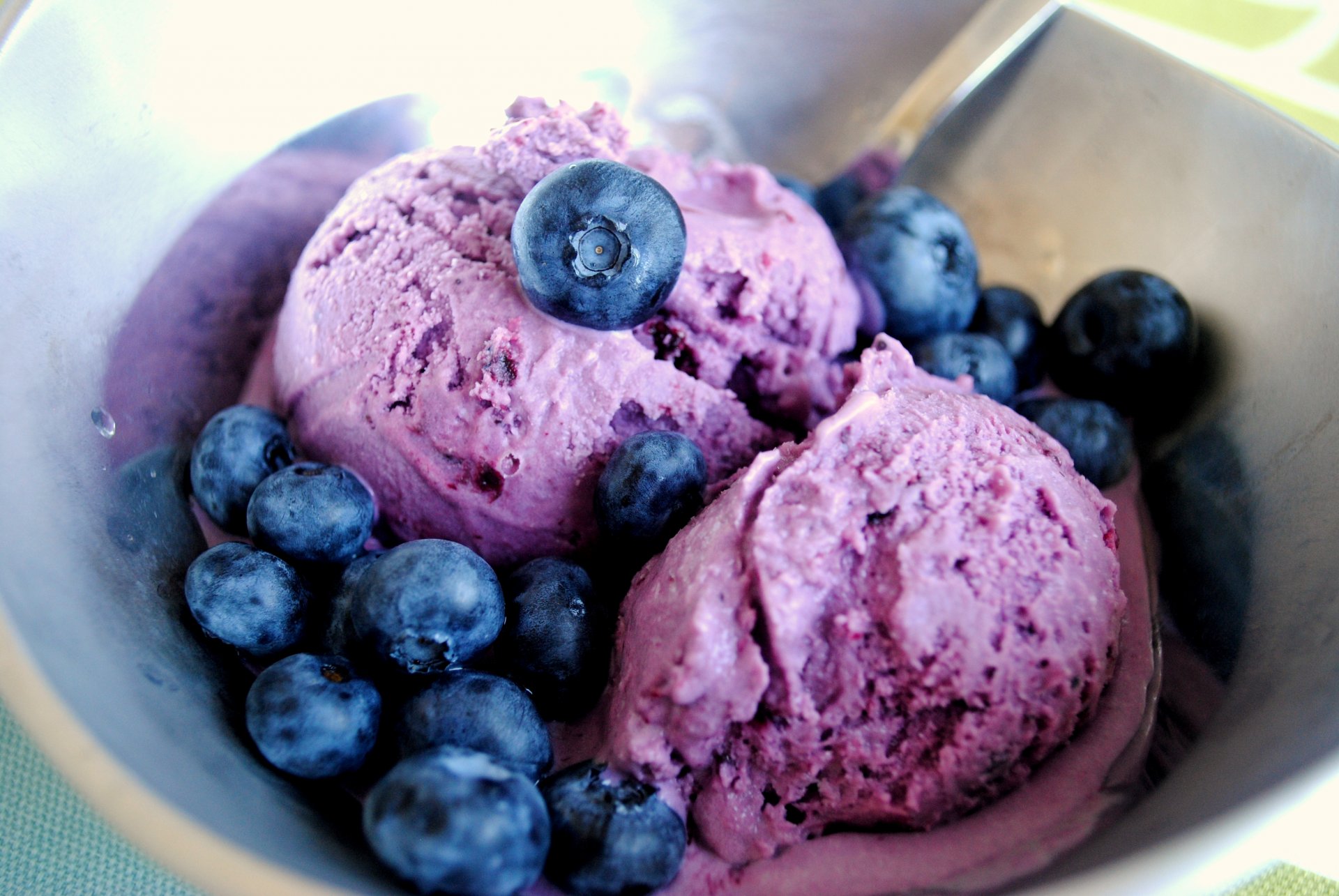 nourriture crème glacée douceur dessert baies myrtilles myrtilles appétissant