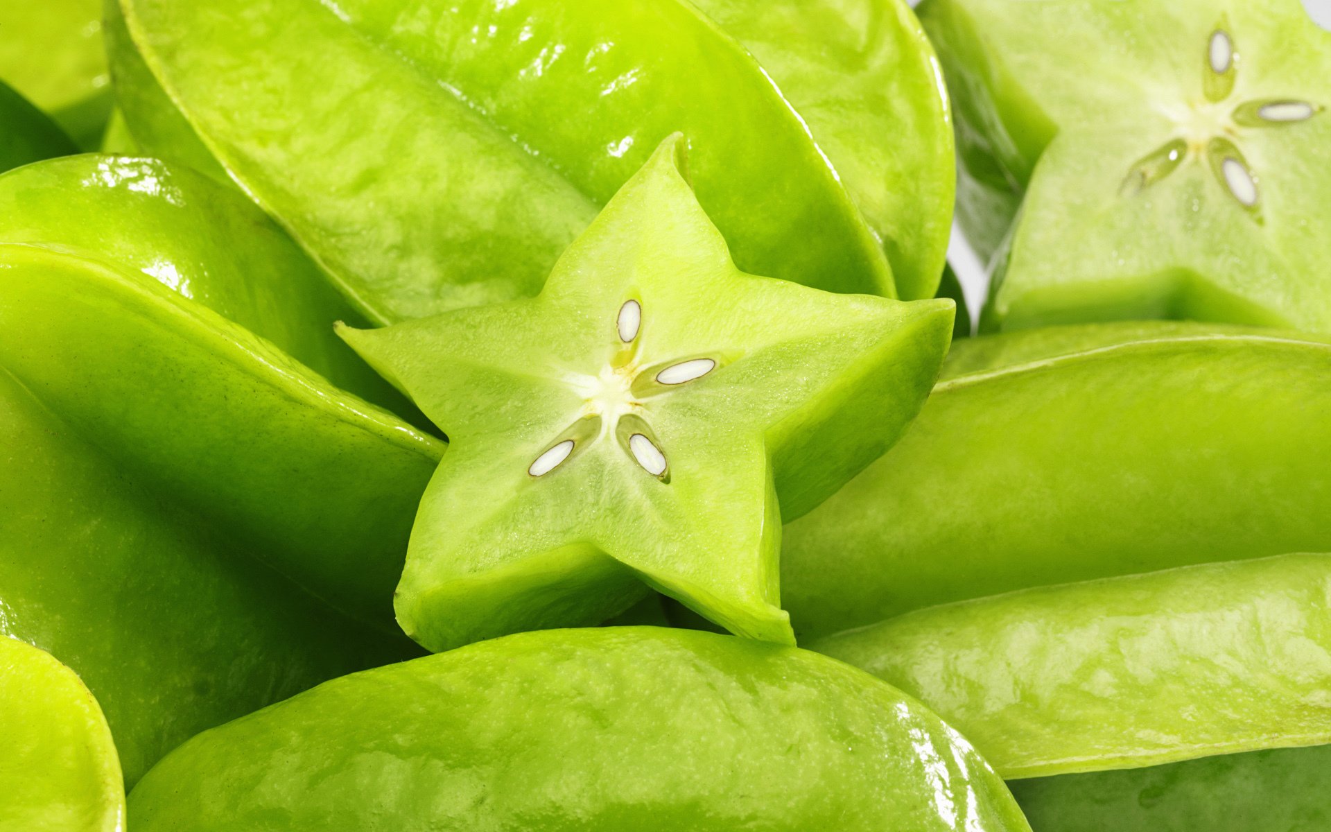 averrhoa carambola averroya carambola étoile tropicale vert