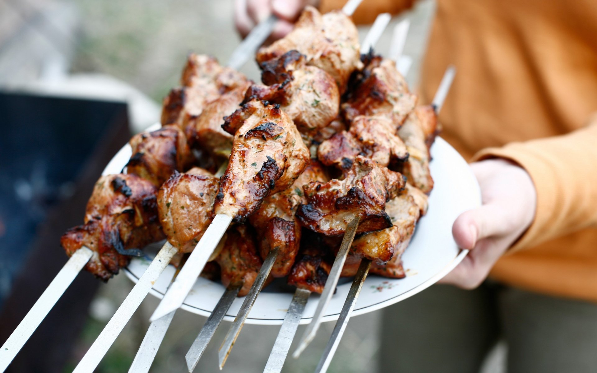 brochettes viande appétissant été brochettes