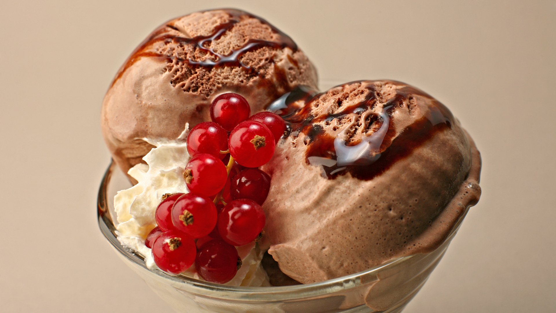 dessert crème glacée café groseille
