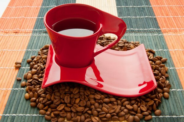 Viele Lieblingsgetränk Kaffee