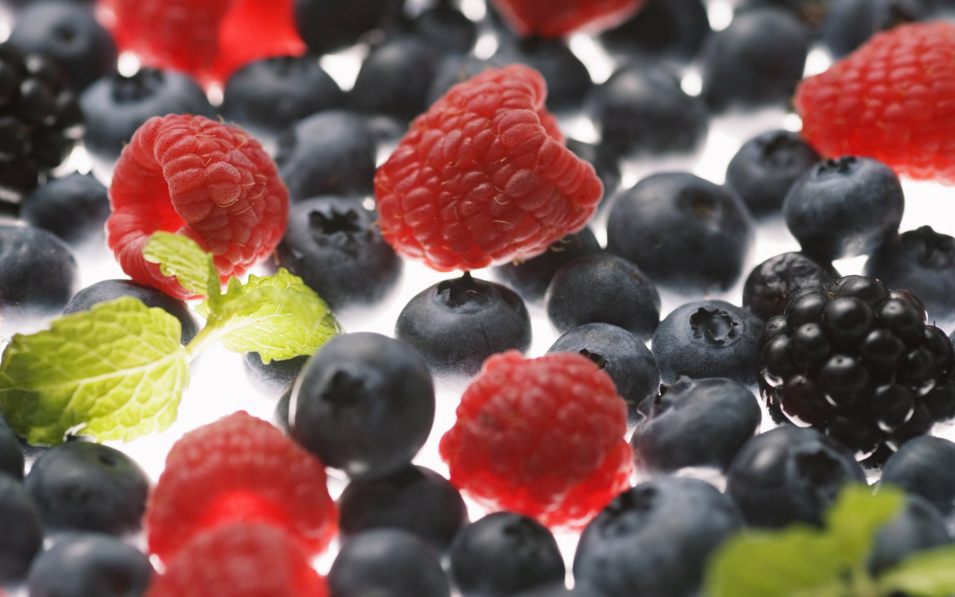 berries raspberry blueberries blackberry close up