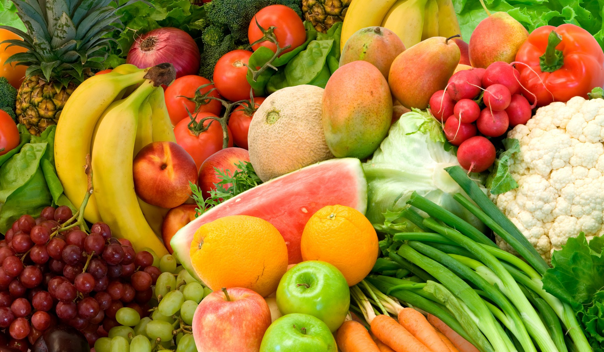 fruits légumes repas couleurs été