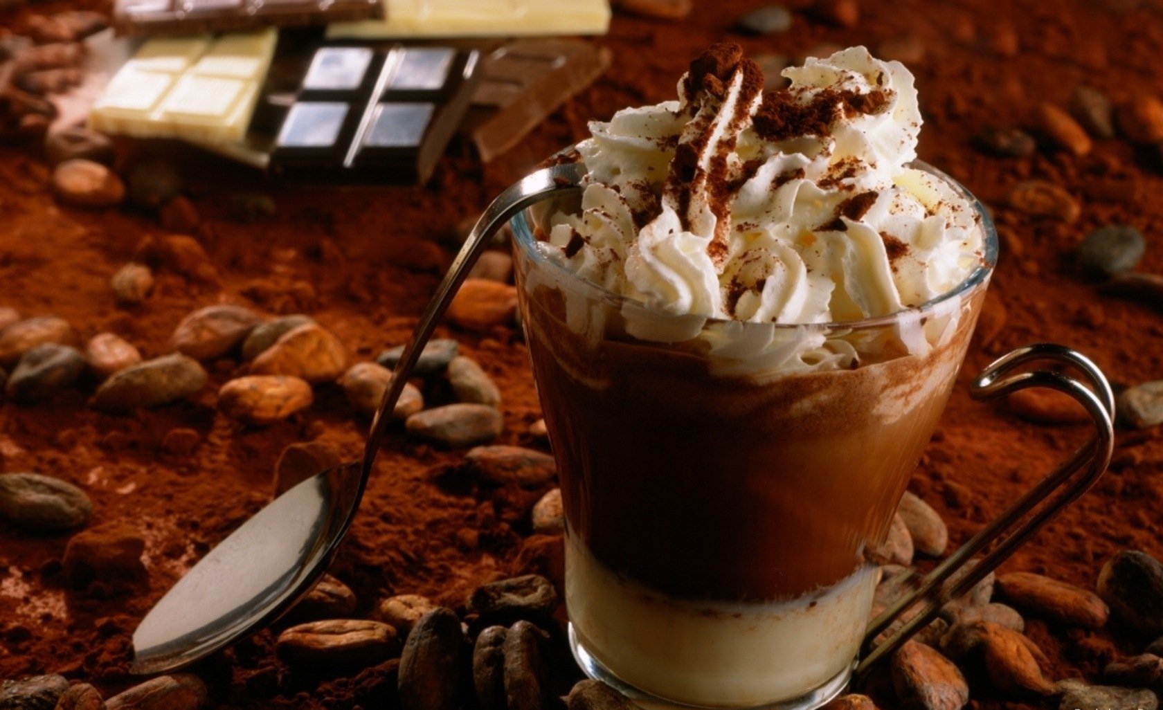 chocolat cuillère table