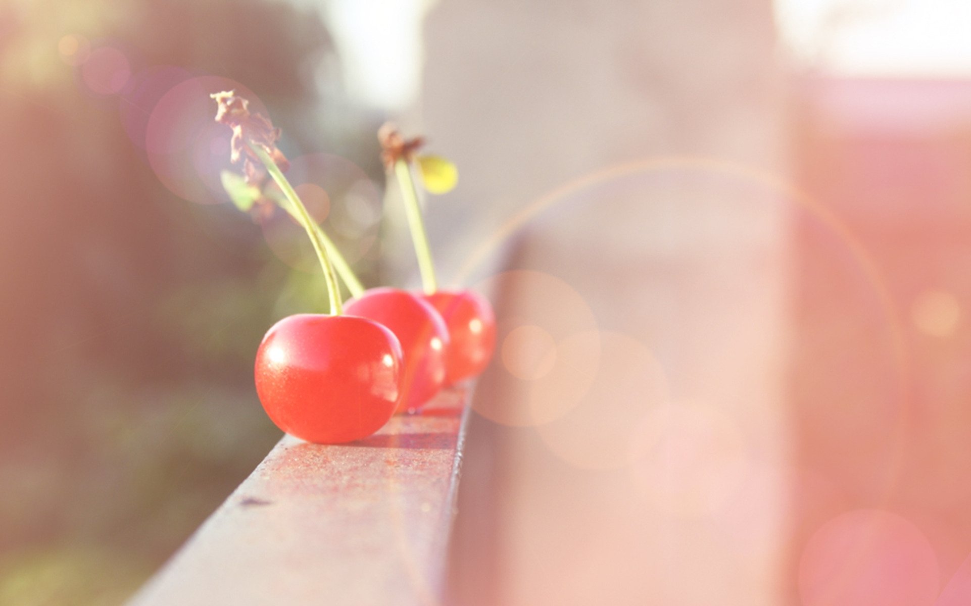 berry fruit balcony light rays reflections cherry mood