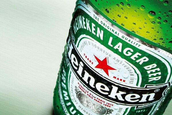 Butelka piwa marki Heineken