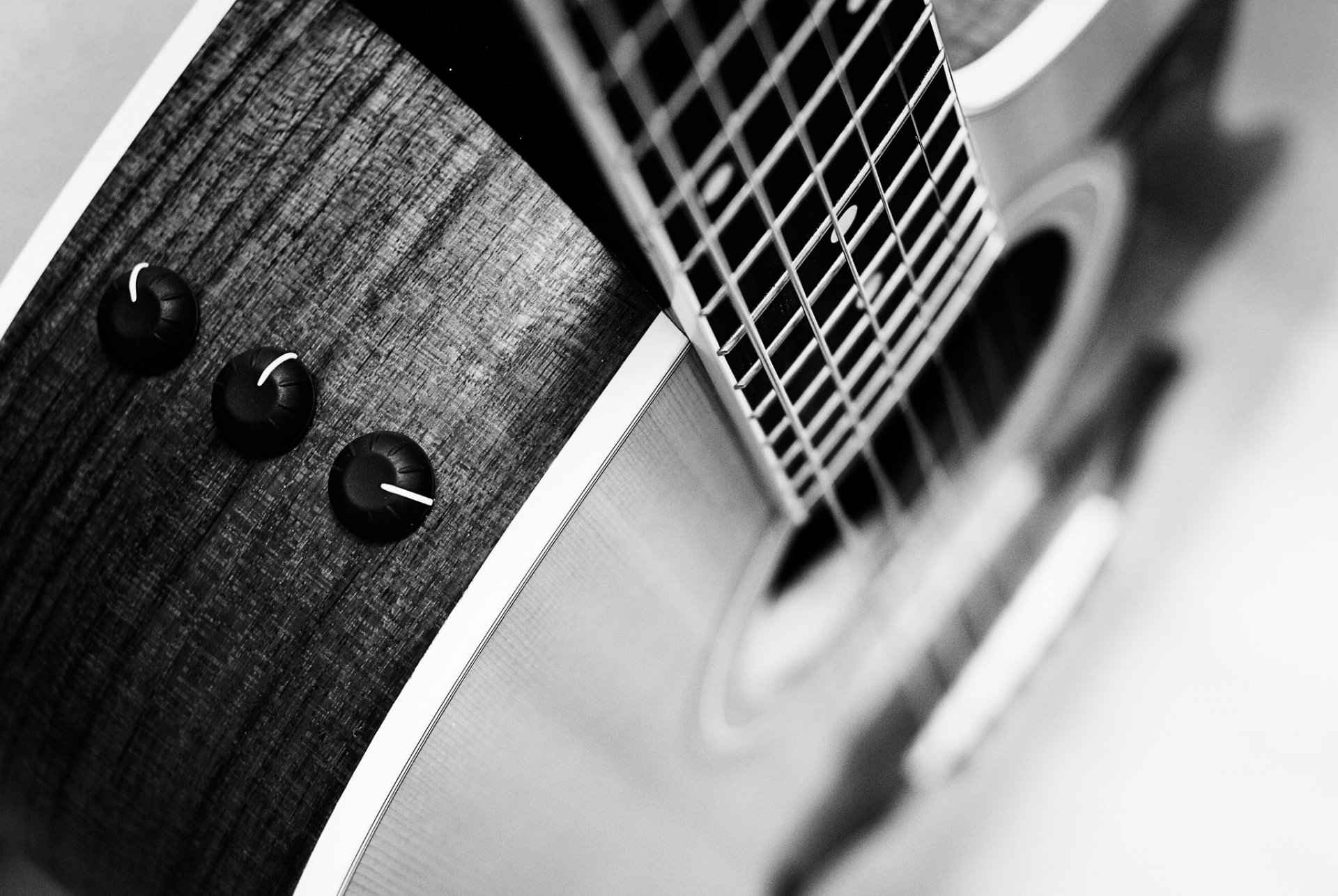 acoustique guitare gros plan